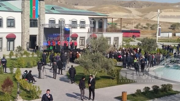 Ağalı kənd sakinləri Zəfər Gününü ilk dəfədir öz yurdlarında qeyd ediblər - FOTO