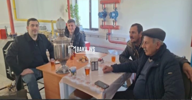 Məktəbdə BİABIRÇILIQ - İşçilər qazanxanada kabab çəkib, yeyib-içmək məclisi qurdular