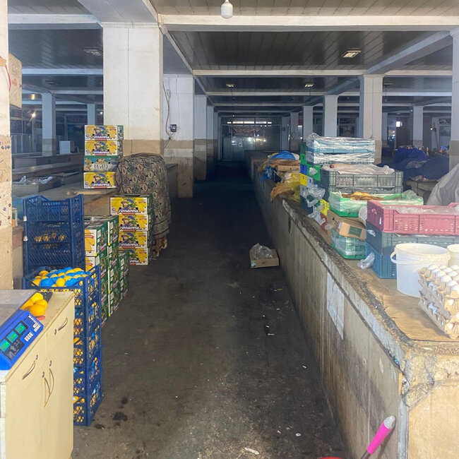 Xırdalan bazarında antisanitar vəziyyət - Video