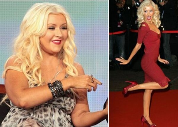 Vaxtilə Britni Spirsin əsas rəqibi olan Agilera kökəlib bu hala qaldı - FOTO