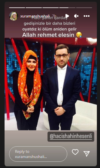 Məşhurların Hacı Şahinlə bağlı paylaşımları - FOTO