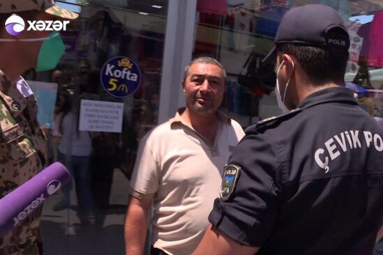 Maska taxmayan daha 109 nəfər cərimələndi