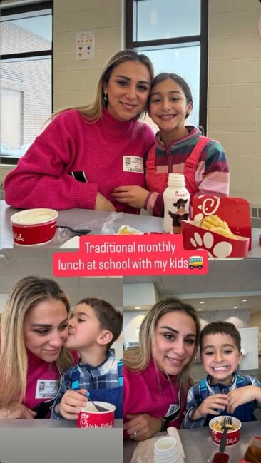 Amerikada yaşayan Günel övladları ilə - Foto