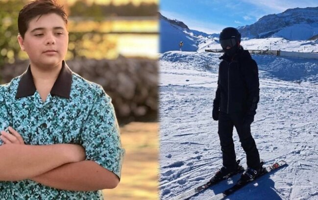 Prezidentin nəvəsi Şahdağdan foto paylaşdı