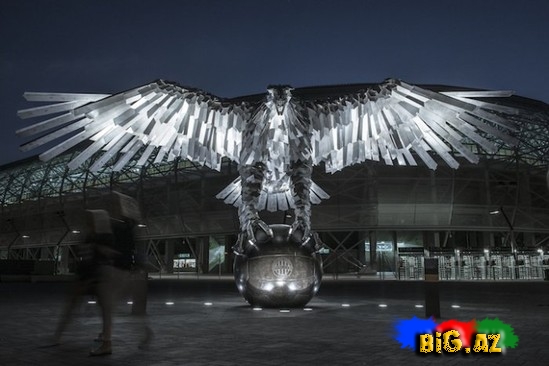 Ən böyük quş heykəli - FOTO