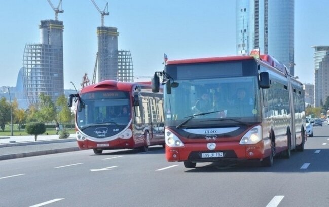 9 marşrutun hərəkəti dəyişdirildi