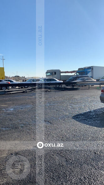 Bakıdakı dəhşətli qəzada iştirak edən sürücülərin kimliyi BİLİNDİ - YENİLƏNİB + FOTO/VİDEO