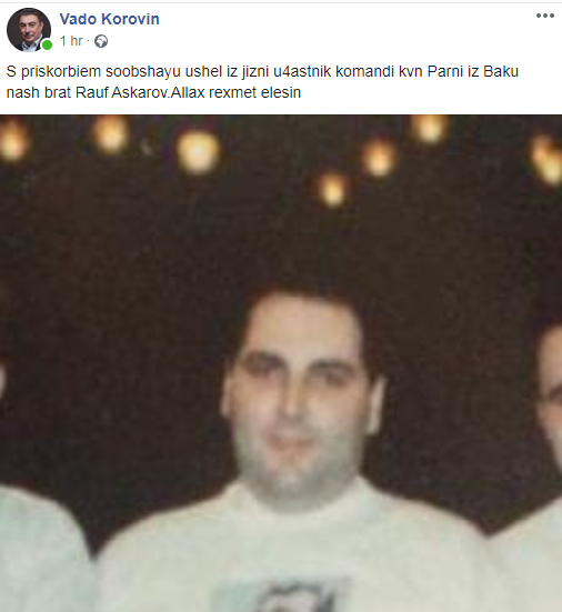 "Parni iz Baku"nun aktyoru vəfat etdi - FOTO