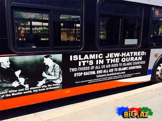 İslam nifrəti reklam oldu - FOTO