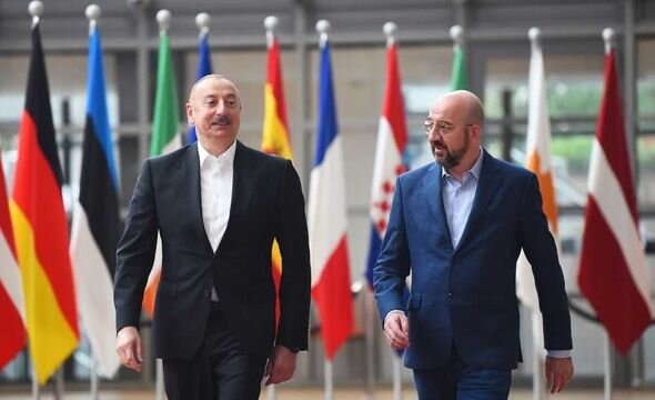 Brüsseldə İlham Əliyev və Şarl Mişel arasında görüş başa çatıb - YENİLƏNİB + FOTO