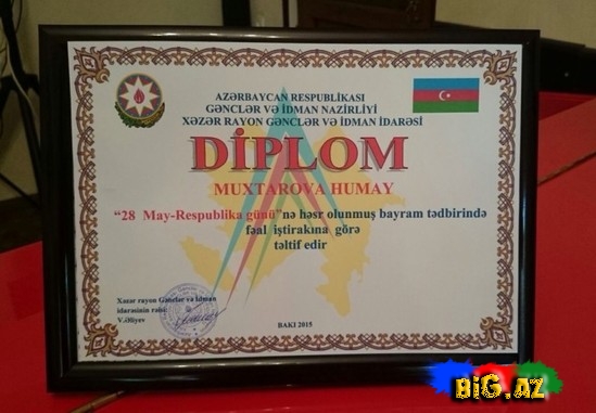 Roza Zərgərliyə diplom verildi- FOTO