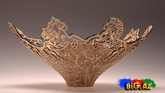 Ağac üzərində qədim naxışlar - FOTO