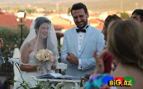 Türkiyəli aktyor evləndi - FOTO
