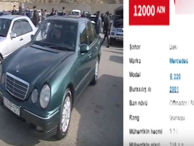 Maşın almaq istəyənlərin diqqətinə! Bazarla elan saytları arasında kəskin qiymət fərqi var - VİDEO