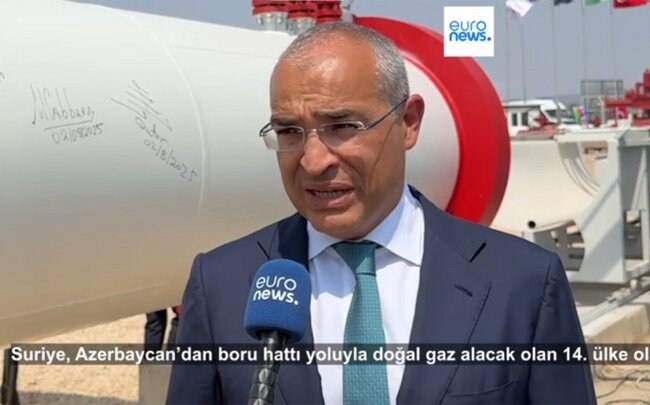 "Euronews Turkish": Suriya Azərbaycanın təbii qazını tədarük etdiyi 14-cü ölkə oldu