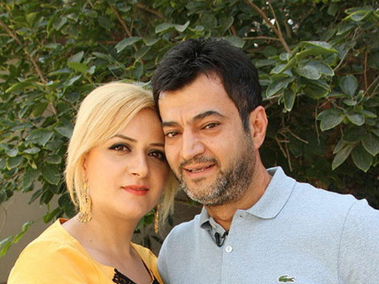 Coşqun Rəhimov həyat yoldaşı ilə - Foto