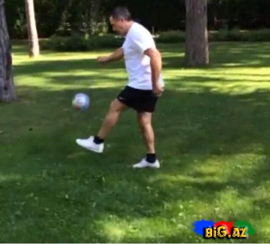 Araz Ağalarov futbol oynadı - FOTO,VIDEO