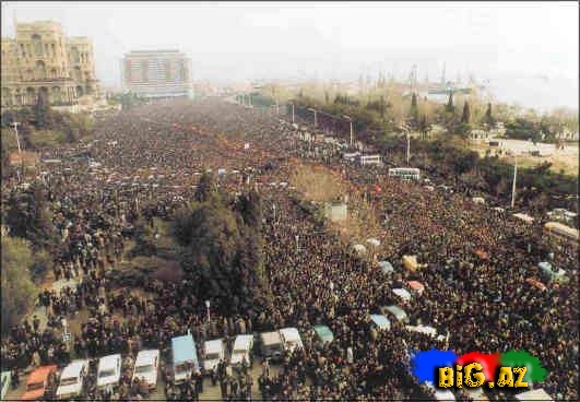 Şəhidlərin meyitlərinin Xəzər dənizinə tökülməsinə imkan verilmədi - FOTO-VİDEO