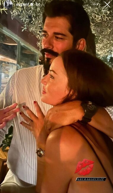 Fahriye Evcen yoldaşı Burak Özçivitin ad gününü təbrik edib-FOTOLAR