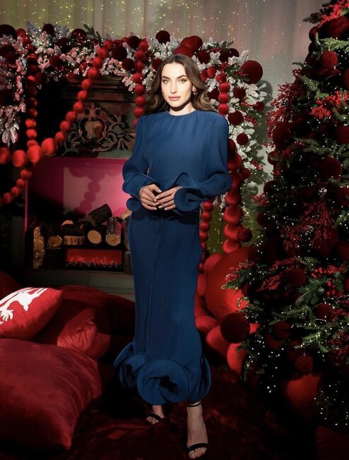 Prezidentin gəlinindən Yeni il - Fotoları