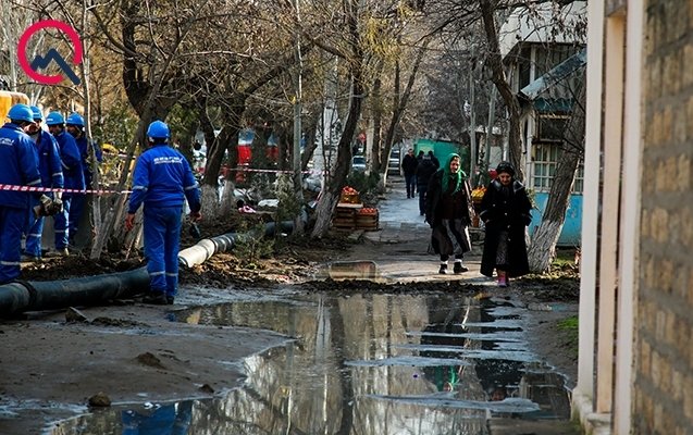 Daha bir yol çökdü - FOTO