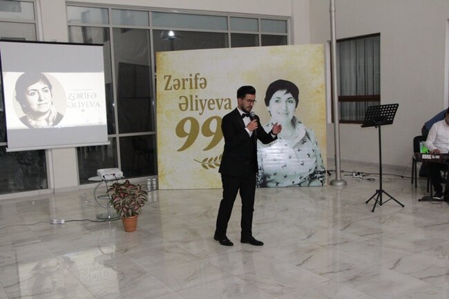 Yevlaxda Zərifə xanım Əliyevanın əziz xatirəsi anılıb
