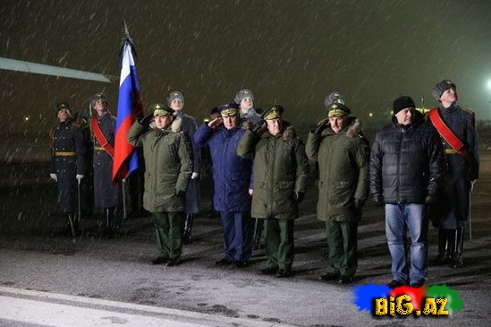 Komandirin cənazəsi Moskvaya gətirildi - FOTO-VİDEO