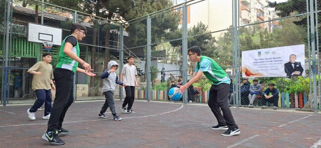 Paytaxtın abad məhəllələrində basketbol yarışları keçirilir