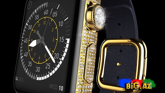 Dünyanın ən bahalı Apple saatı hazırlandı - FOTO