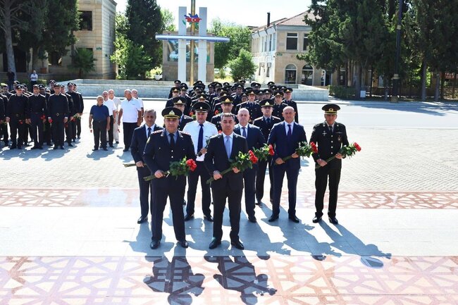 Yevlaxda 2 İyul - Azərbaycan Polisi Günü münasibətilə tədbir keçirilib