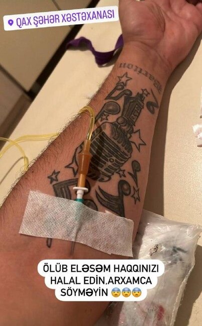 Vüqar xəstəxanalıq oldu - FOTO