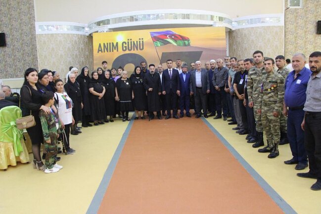 Yevlaxda Anım gününə həsr edilmiş tədbirlər keçirilib