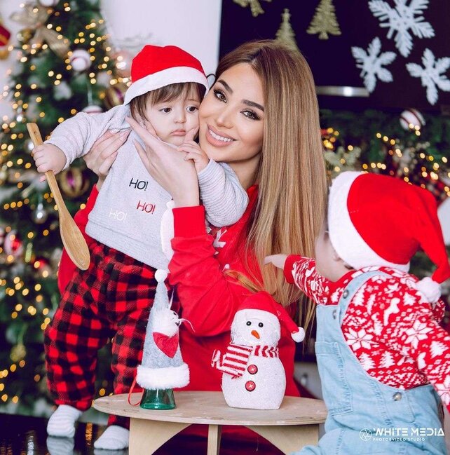 Ülviyyədən oğulları ilə Yeni il FOTOLARI