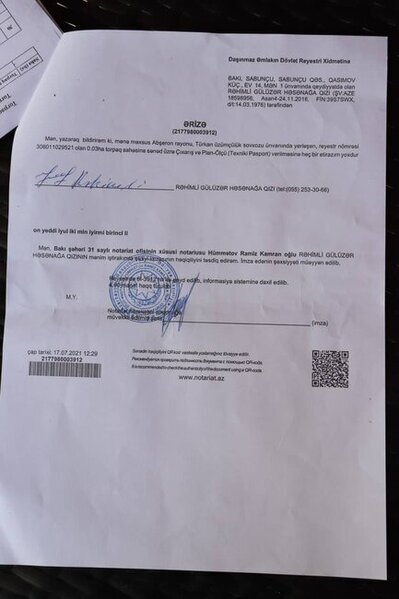 Şirkət rəhbəri eyni torpağı bir neçə nəfərə satır - Vətəndaşlar ETİRAZ EDİR - FOTO-VİDEO