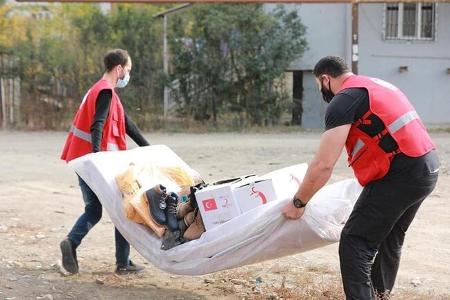 Türkiyənin Qızıl Aypara Cəmiyyəti: Azərbaycanda ehtiyacı olanlara yardım edirik