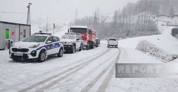Şuşada yollar qardan təmizlənib, avtomobillərin hərəkəti tam bərpa olunub - FOTO/VİDEO