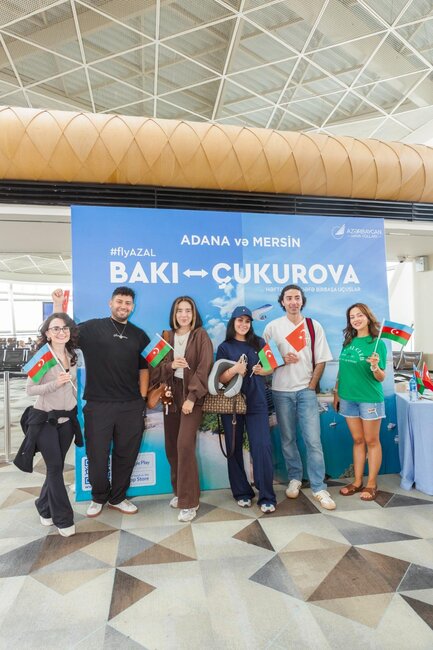 AZAL Türkiyənin Çukurova Beynəlxalq Hava Limanına ilk reysini həyata keçirib