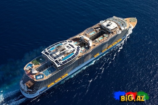 Dünyanın ən böyük gəmisi: Titanikdən 5 dəfə böyük – FOTO