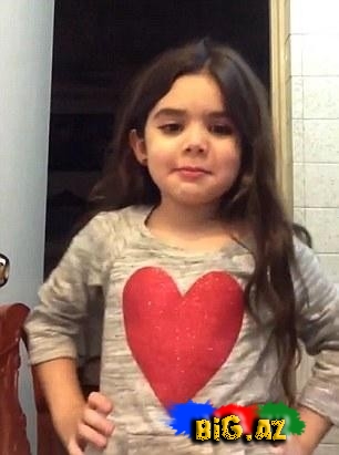 5 yaşlı qızın bu videosu tənqid olundu - FOTO-VİDEO