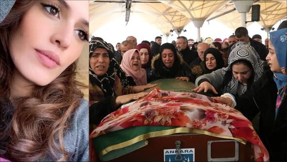 Keçmiş əri tərəfindən öldürülən xanımın tabutunu anası Gülay və qadınlar daşıdılar - FOTO