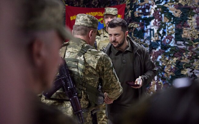 Zelenski: "Ukrayna ordusu Donbasda irəliləyir"