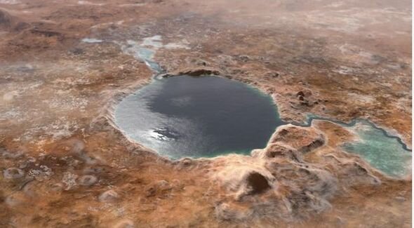 Marsda göl tapıldı