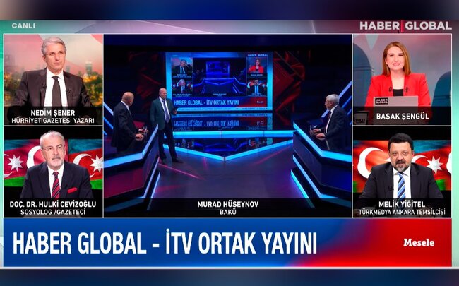 "Haber Global" və İctimai Televiziya Azərbaycan-Türkiyə münasibətləri mövzusunda ortaq yayım təşkil edib