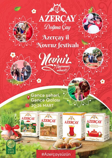 Gəncə sakinlərin nəzərinə! "Azerçay" Novruz festivalı təşkil edəcək