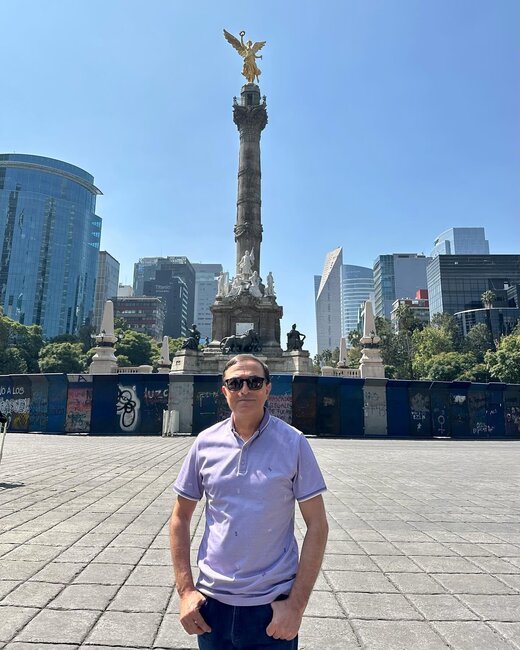 Mənsum İbrahimov Meksikada - Foto