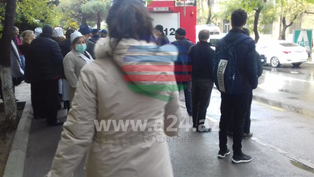 Bakıda xəstəxanada DƏHŞƏT: 7 həkim zəhərləndi, xəstələr təxliyyə olundu - FOTO