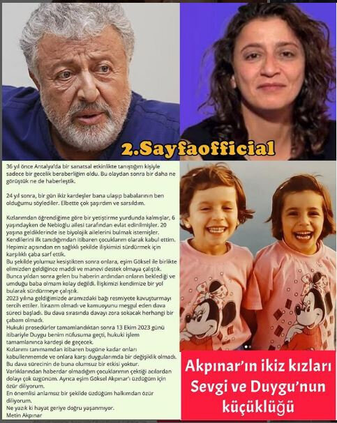 36 il əvvəl nigahdankənar əkizləri doğulan aktyor: "Peşmanam... " - FOTO