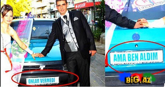 Hər kəs bu gəlin maşınından danışır - İNANILMAZ GÖRÜNTÜ - FOTO