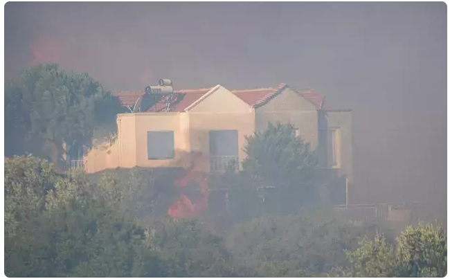 İzmirdə yanğın fəlakəti - FOTOLENT