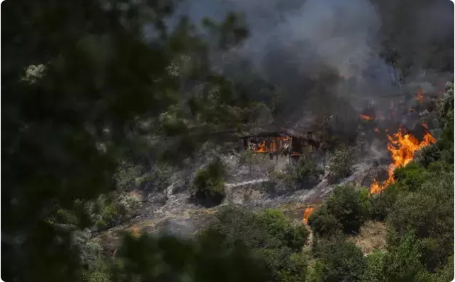 İzmirdə yanğın fəlakəti - FOTOLENT